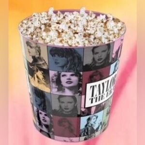 Metal Taylor swifts eras tour popcorn tin